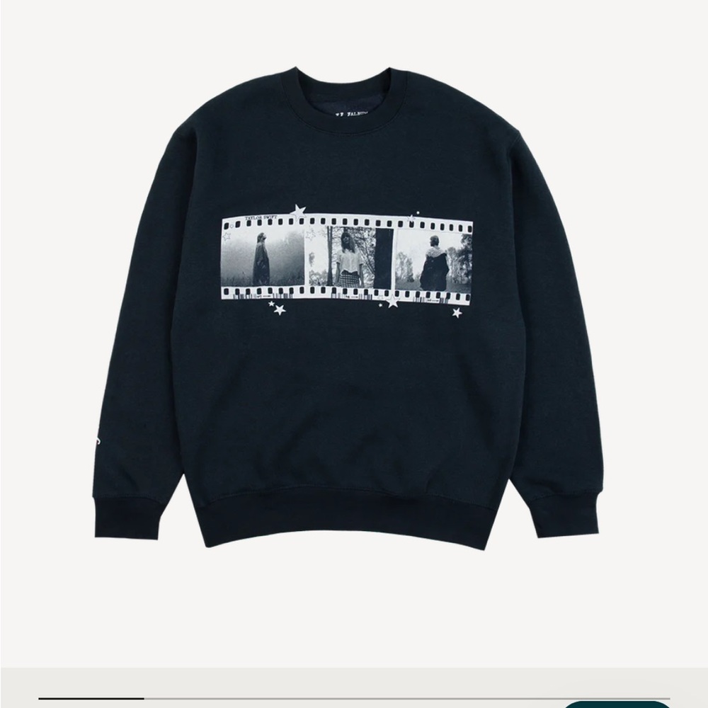 Taylor Swift Folklore Album Filmstrip Sweatshirt